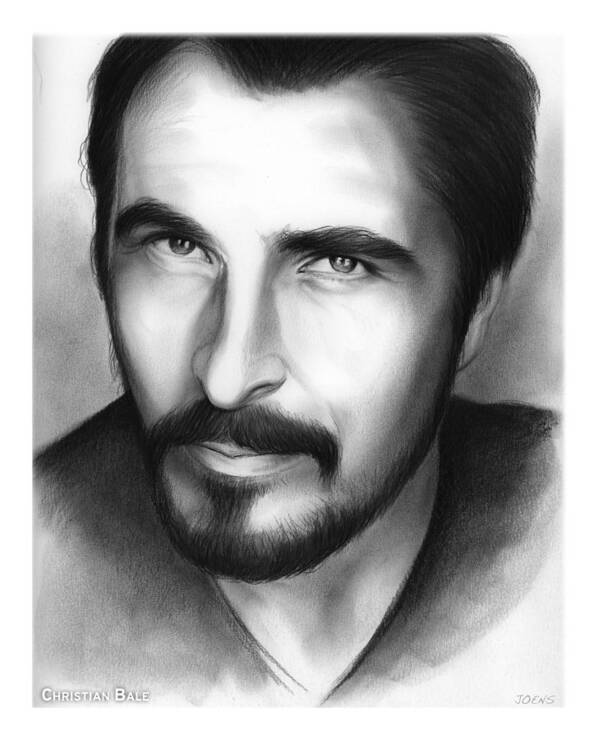 Ian Filo - Christian Bale drawing