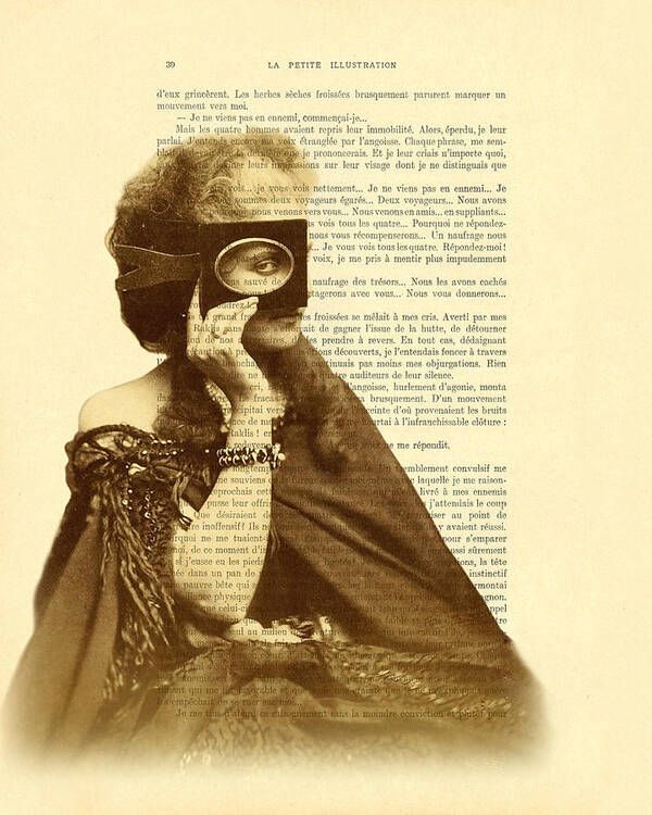 Countess Of Castiglione Poster featuring the digital art Countess Of Castiglione by Madame Memento