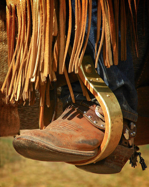 Boots Poster featuring the photograph Cowboy Boots by Scott Read