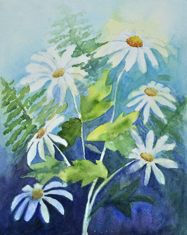 Daisy Poster featuring the painting Daisy Delight by Sandy Fisher