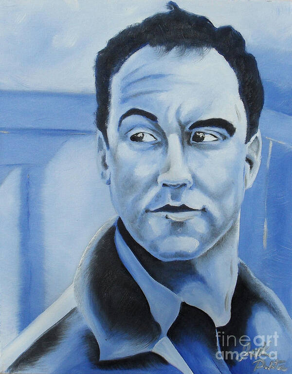 Dave Matthews Poster featuring the painting Dave Matthews - Some Devil by Joseph Palotas