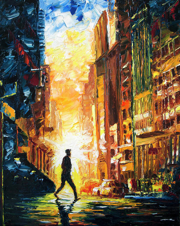 City Poster featuring the painting Everybody knows, vol. 2 by Nelson Ruger