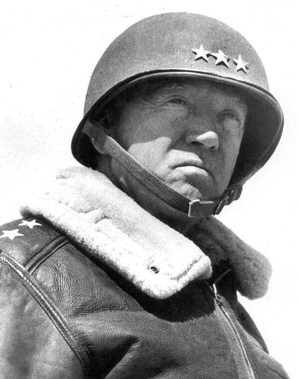 George S. Patton Unknown Date Poster featuring the photograph George S. Patton unknown date by David Lee Guss