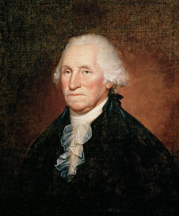 George Poster featuring the painting George Washington by Rembrandt Peale
