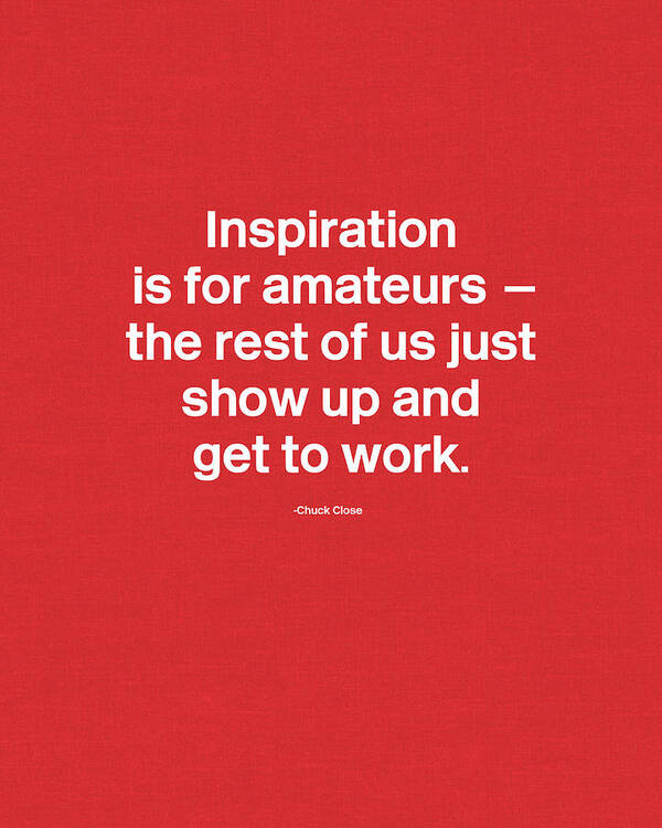 Inspiration Poster featuring the digital art Get To Work- Art by Linda Woods by Linda Woods