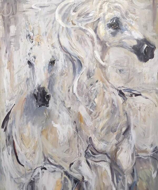 Horse Poster featuring the painting Heart n Soul by Heather Roddy