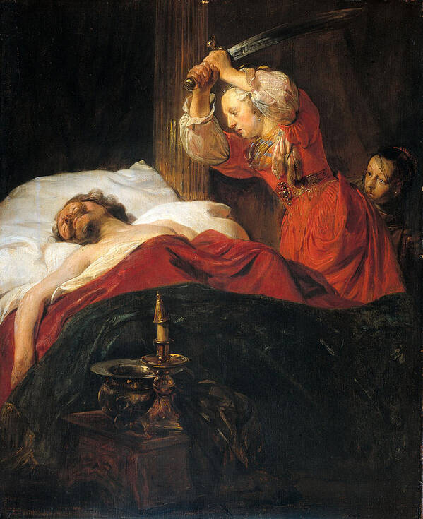 Jan De Bray Poster featuring the painting Judith and Holofernes by Jan de Bray
