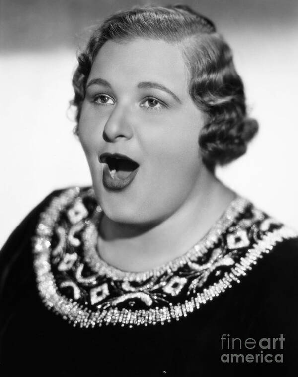 1933 Poster featuring the photograph Kate Smith by Granger