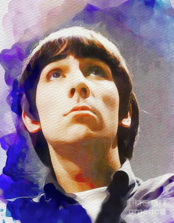 Keith Poster featuring the painting Keith Moon, Music Legend by Esoterica Art Agency