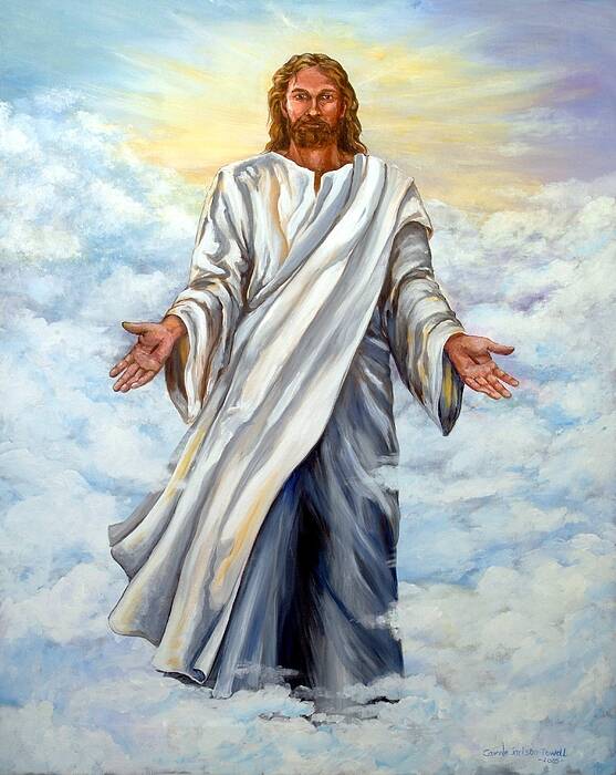 Jesus Poster featuring the painting King of Kings by Carole Powell