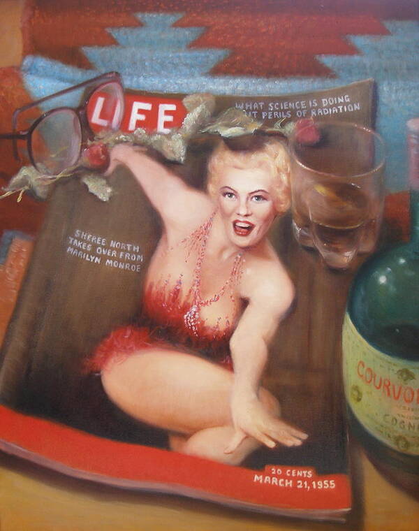 Realism Poster featuring the painting Life in the Fifties by Donelli DiMaria