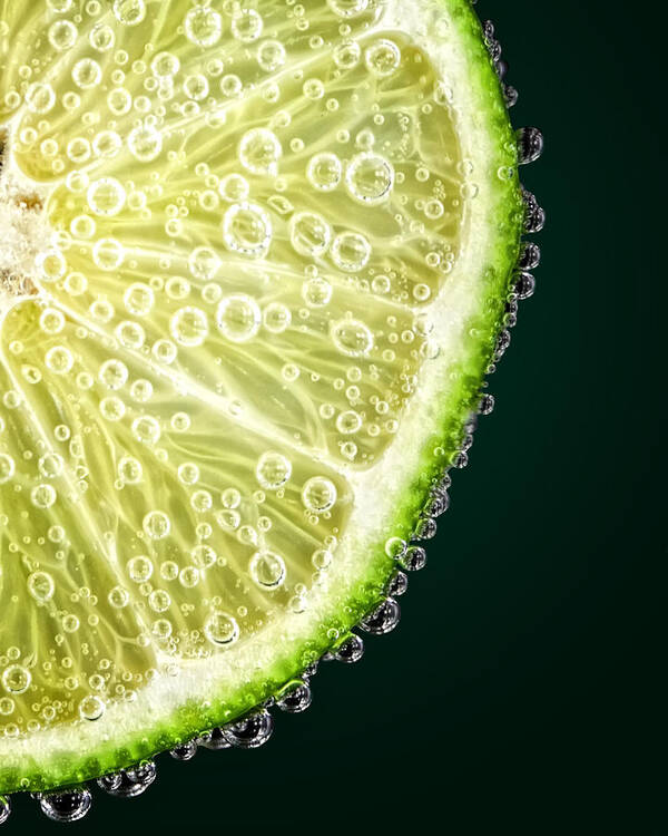 Lime Poster featuring the photograph Lime Slice by Al Mueller
