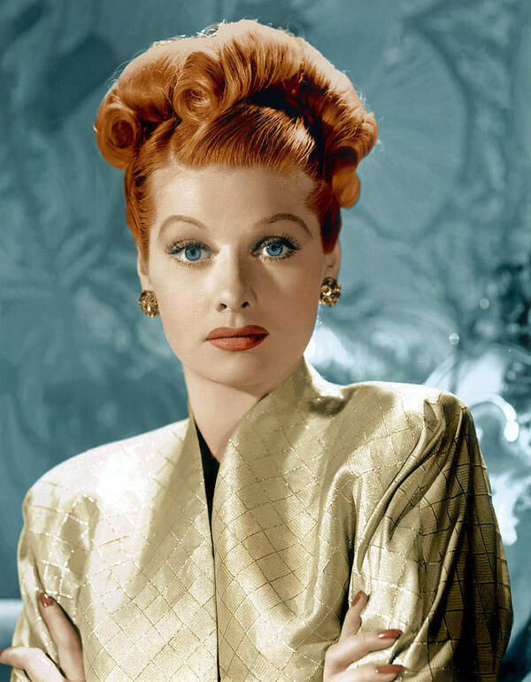 1940s Portraits Poster featuring the photograph Lucille Ball by Everett Collection