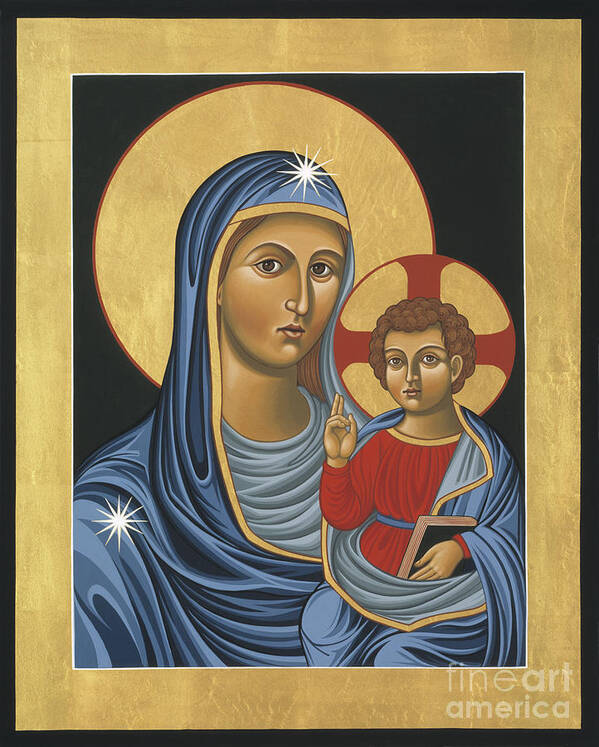 Madonna Della Strada Poster featuring the painting Madonna della Strada 045 by William Hart McNichols