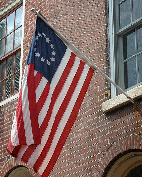 Flag Poster featuring the photograph Old Glory - Philadelphia by Frank Mari