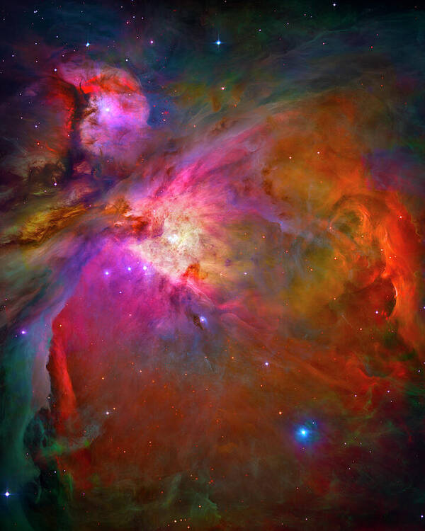 Orion Nebula Poster featuring the photograph Orion Nebula by Paul W Faust - Impressions of Light