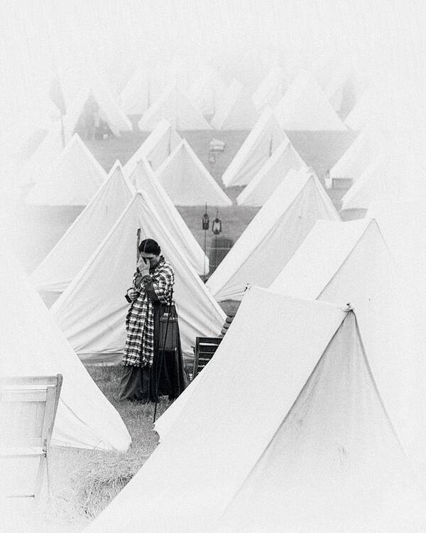 Tent Poster featuring the photograph Overcome by Alan Raasch