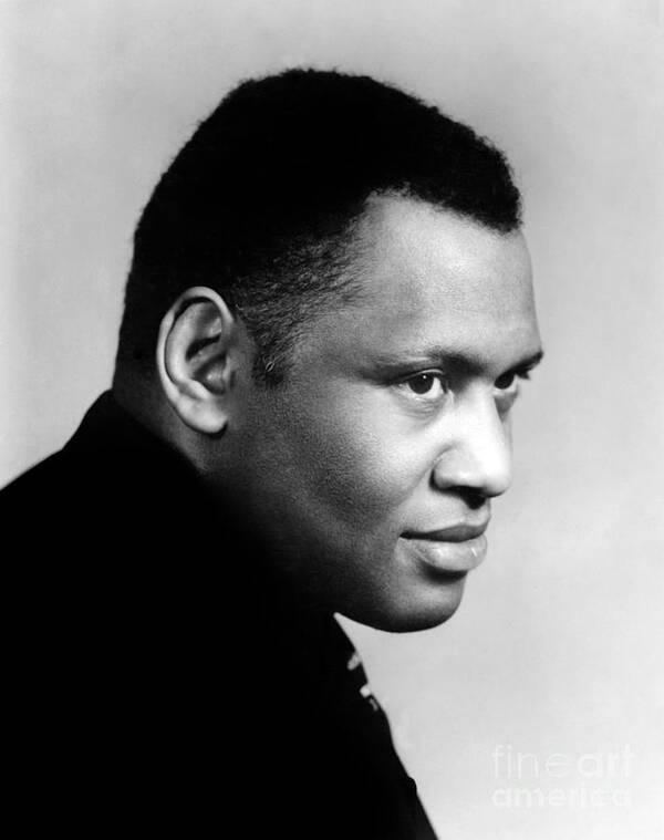 1940s Poster featuring the photograph Paul Robeson by Granger