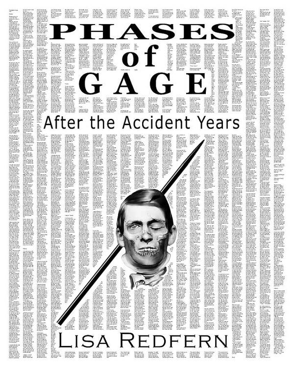 Phineas Gage Poster featuring the digital art Phases of Gage Book Poster by Lisa Redfern