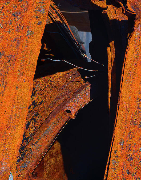 Rust Scapes #1 Poster featuring the photograph Rust Scapes #1 by Jessica Levant