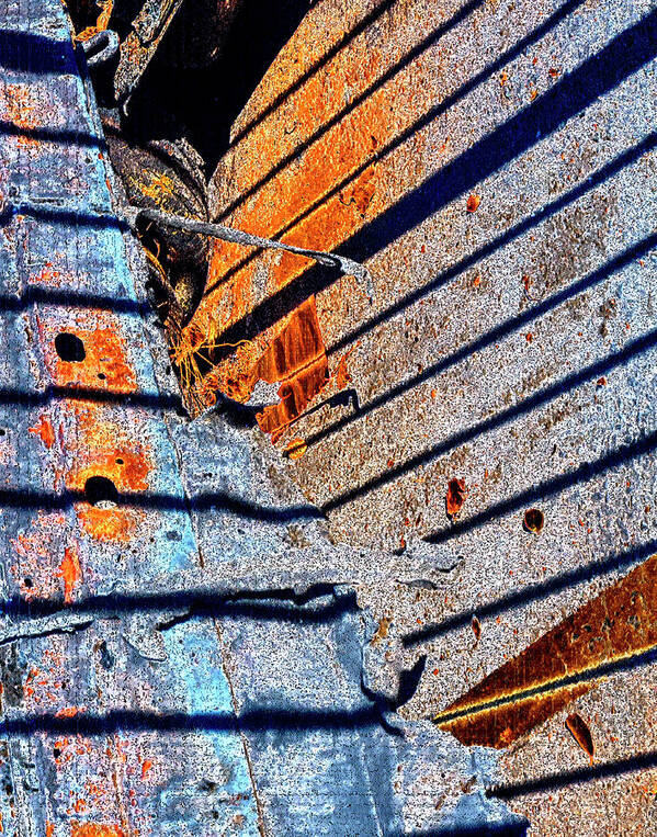 Rust Scapes #15 Poster featuring the photograph Rust Scapes #15 by Jessica Levant