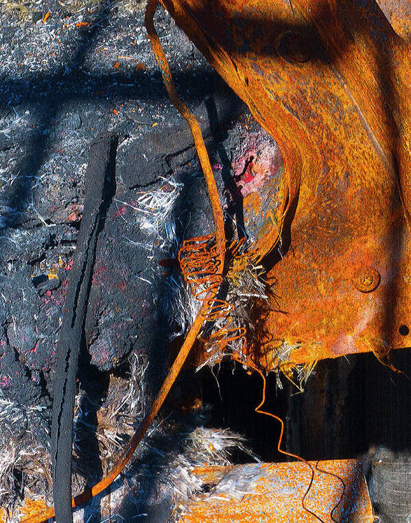 Rust Scapes #6 Poster featuring the photograph Rust Scapes #6 by Jessica Levant