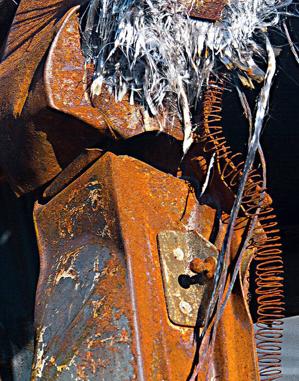 Rust Scapes #9 Poster featuring the photograph Rust Scapes #9 by Jessica Levant