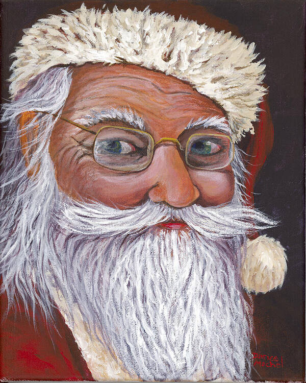 Person Poster featuring the painting Saint Nicholas by Darice Machel McGuire