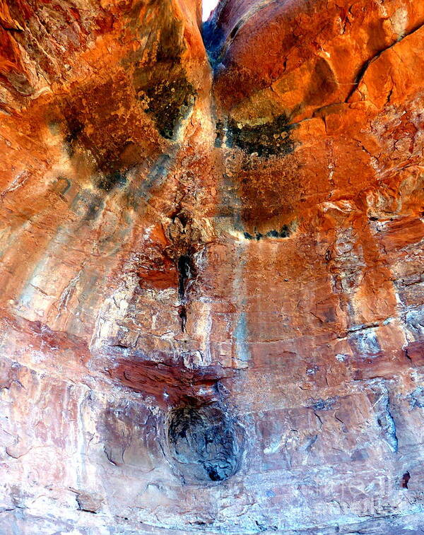 Sedona Poster featuring the photograph Sedona Birthing Cave by Mars Besso