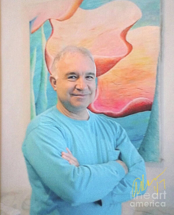 Felipe Adan Lerma Poster featuring the photograph Self Portrait 4 - Circa mid-80s With 40x60 Art by Felipe Adan Lerma