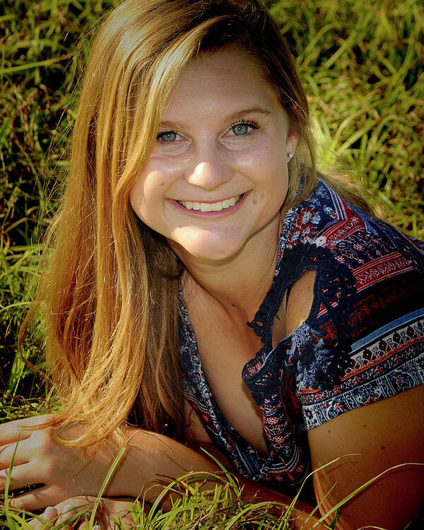 Senior. Smile Poster featuring the photograph Senior 2 by Keith Lovejoy