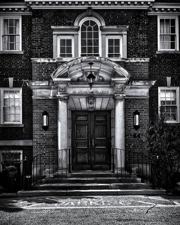 Toronto Poster featuring the photograph St Hilda's College University of Toronto Campus by Brian Carson