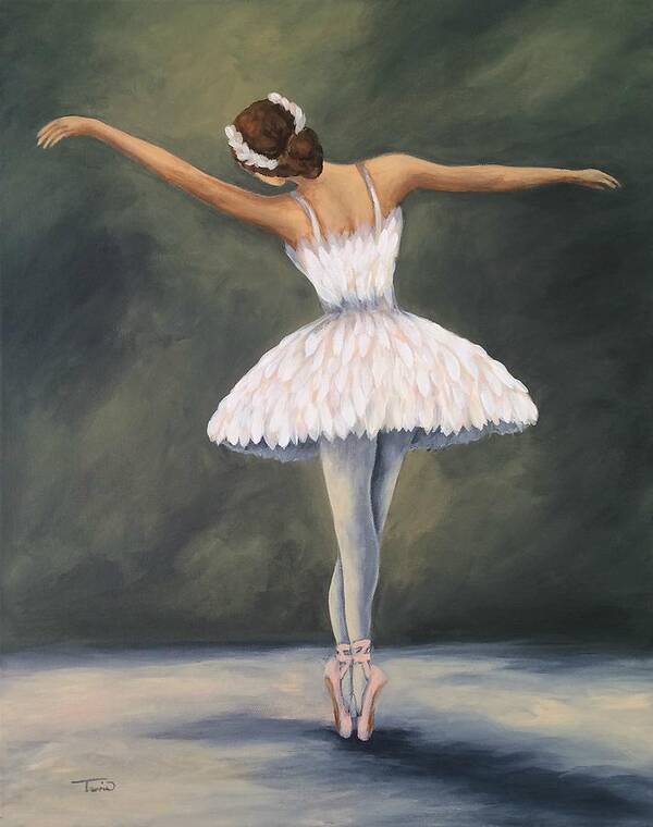 Ballet Poster featuring the painting The Ballerina V by Torrie Smiley