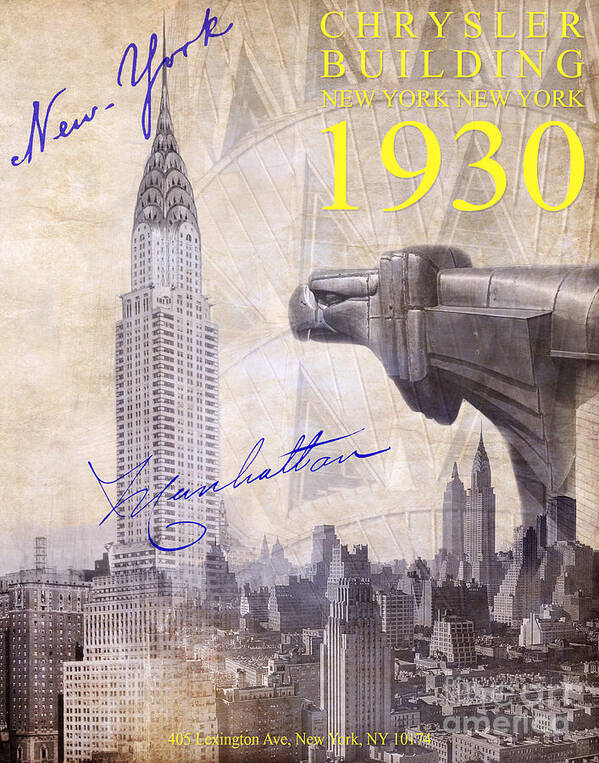 Chrysler Poster featuring the photograph The Chrysler Building by Jon Neidert