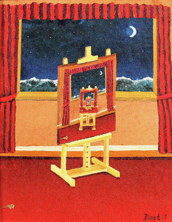 Magritte Poster featuring the painting The Paintings Within by Thomas Blood