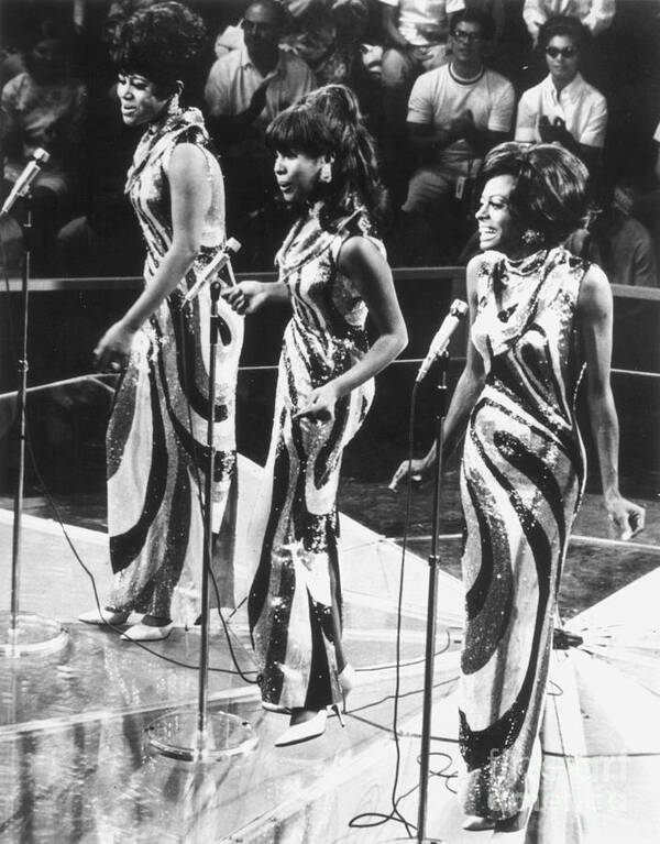 1963 Poster featuring the photograph THE SUPREMES, c1963 by Granger