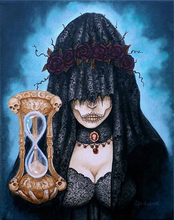 Death Poster featuring the painting This is not the End its just the Beginning by Al Molina