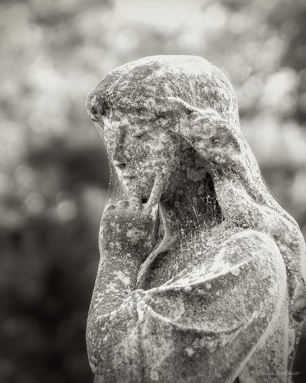 Cemetery Angel Poster featuring the photograph Timeless Angel by Melissa Bittinger