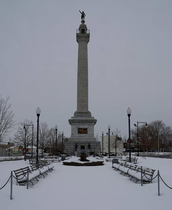 Trenton Poster featuring the photograph Trenton Battle Monument by Steven Richman