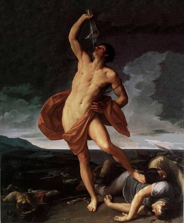 Triumph Of Samson Poster featuring the painting Triumph of Samson by Guido Reni