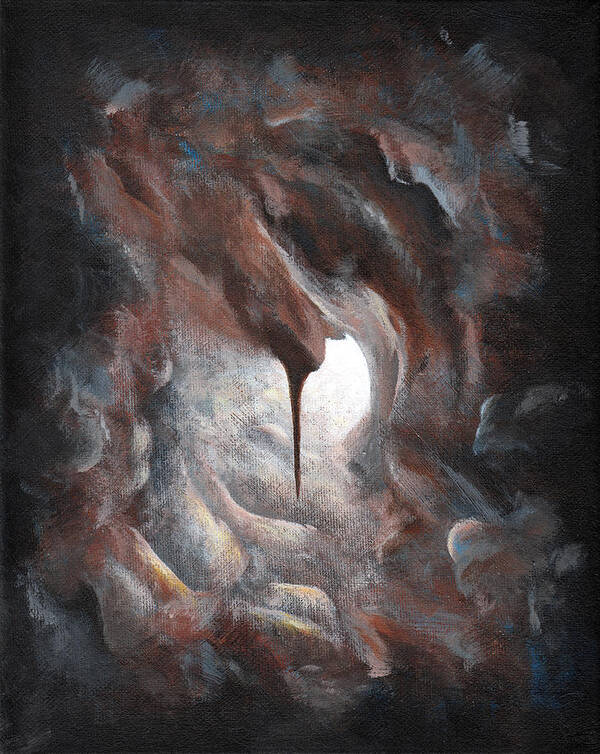 Jb Imagery Poster featuring the painting Tunnel Vision 02 - Keyhole by Joe Burgess