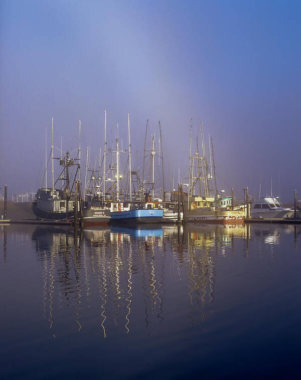 Boats Poster featuring the photograph Winchester Bay Fishing Boats by Robert Potts