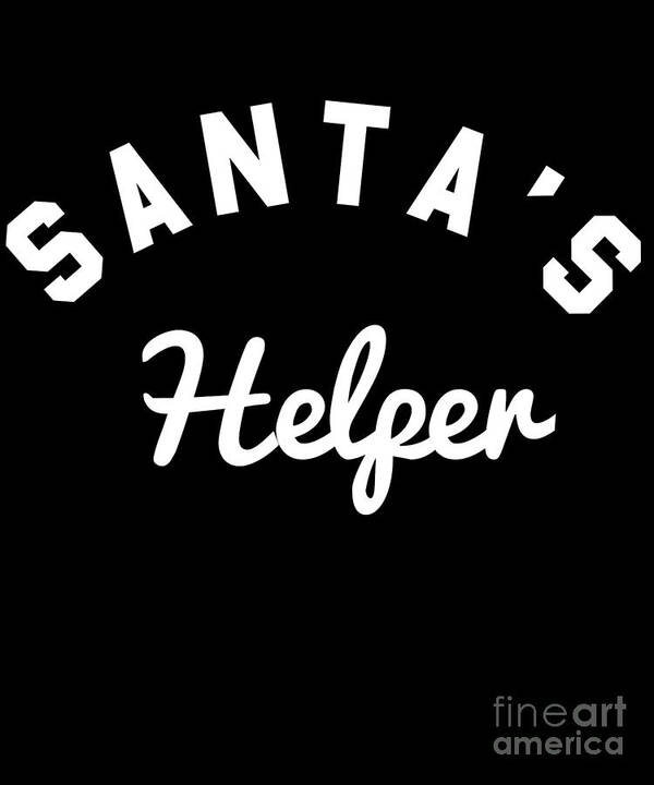 Helper Poster featuring the digital art Santas Helper #1 by Flippin Sweet Gear