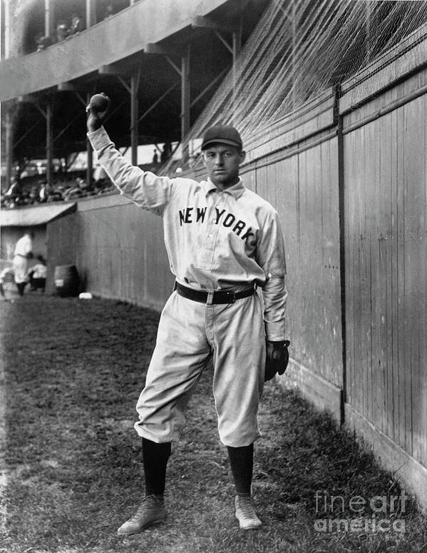 Sports Ball Poster featuring the photograph National Baseball Hall Of Fame Library #174 by National Baseball Hall Of Fame Library