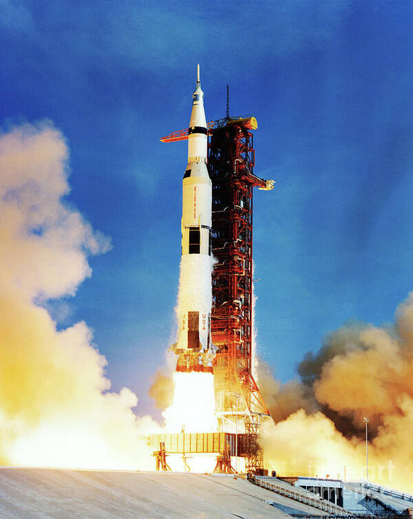 1st Poster featuring the photograph Apollo 11 Launch #2 by Nasa/science Photo Library