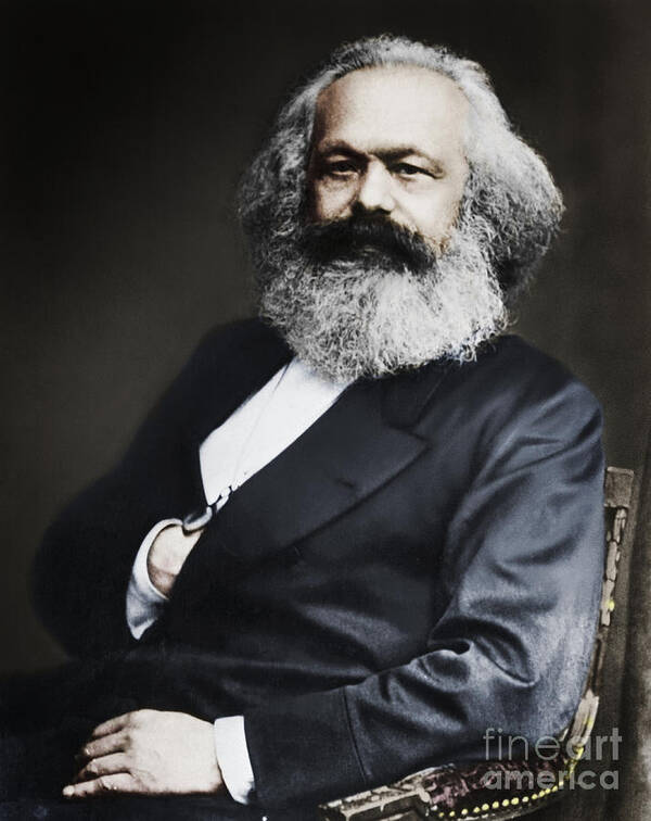 Karl Marx Poster featuring the photograph Karl Marx #2 by Bettmann