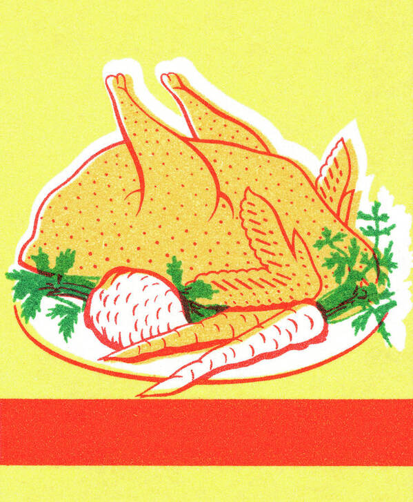 Animal Poster featuring the drawing Turkey #2 by CSA Images