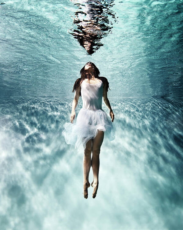 #faatoppicks Poster featuring the photograph Underwater Ballet #3 by Henrik Sorensen