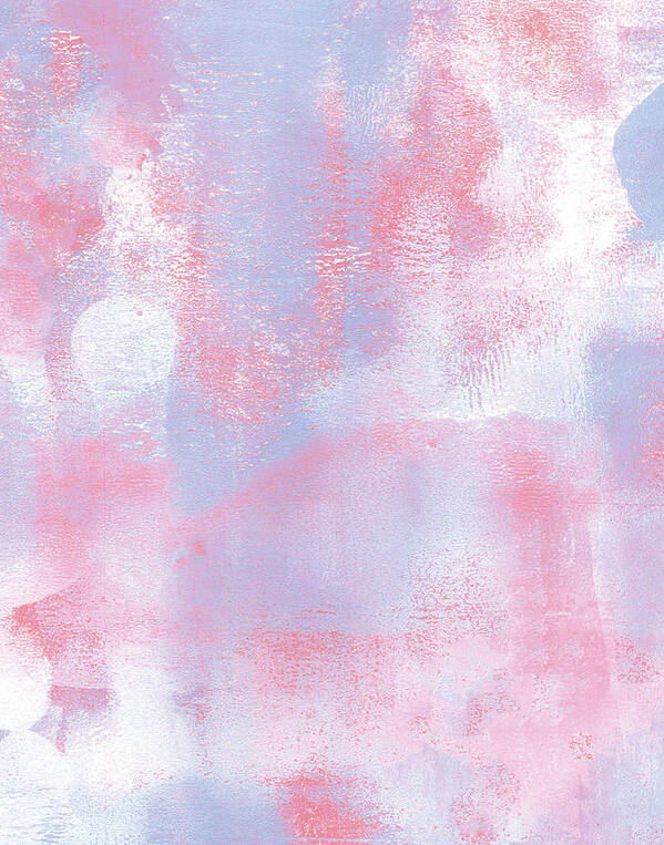 Abstract 3 Cotton Candy Poster featuring the painting Abstract 3 Cotton Candy by Summer Tali Hilty