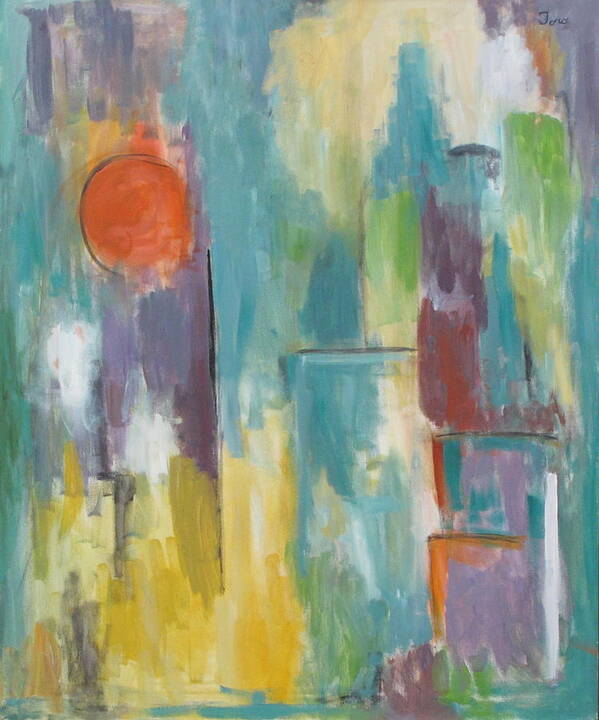Abstract Poster featuring the painting Abstraction II by Trish Toro